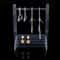 Clear Acrylic Jewelry Organizer Stand for Earrings, Necklaces & Bracelets Display Rack