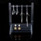 Clear Acrylic Jewelry Organizer Stand for Earrings, Necklaces & Bracelets Display Rack