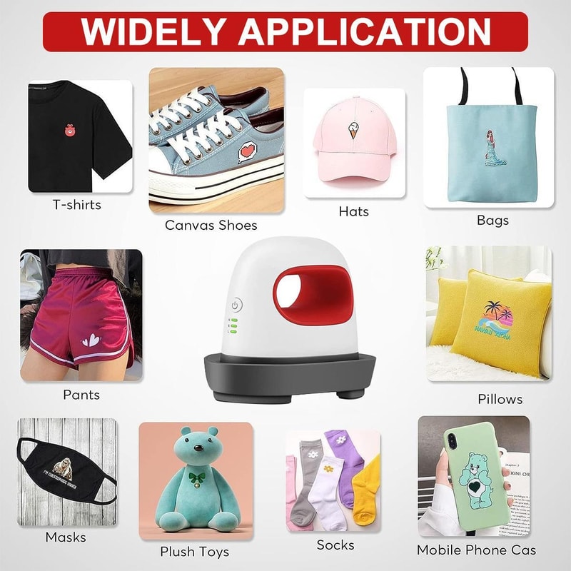 Portable Mini Heat Press Machine For T Shirts Hats And DIY Heat Transfer Projects 4