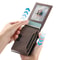 Denim RFID Blocking PopUp Wallet With Magnetic Closure And Slim Metal Card Holder 3