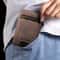 Denim RFID Blocking PopUp Wallet With Magnetic Closure And Slim Metal Card Holder 0