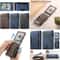 Denim RFID Blocking PopUp Wallet With Magnetic Closure And Slim Metal Card Holder 5
