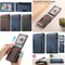 Denim RFID Blocking PopUp Wallet With Magnetic Closure And Slim Metal Card Holder 5