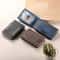 Denim RFID Blocking PopUp Wallet With Magnetic Closure And Slim Metal Card Holder 1