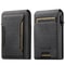 Denim RFID Blocking PopUp Wallet With Magnetic Closure And Slim Metal Card Holder 7