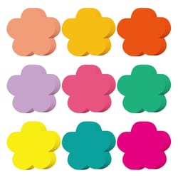 spring floral paper cutouts set for classroom bulletin boards, party backdrops & diy wall decor