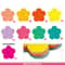 Spring Floral Paper Cutouts Set for Classroom Bulletin Boards, Party Backdrops & DIY Wall Decor