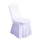Elegant Stretch Chair Cover For Weddings Banquets Hotel Events Soft Spandex Slipcover 9