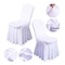 Elegant Stretch Chair Cover For Weddings Banquets Hotel Events Soft Spandex Slipcover 1