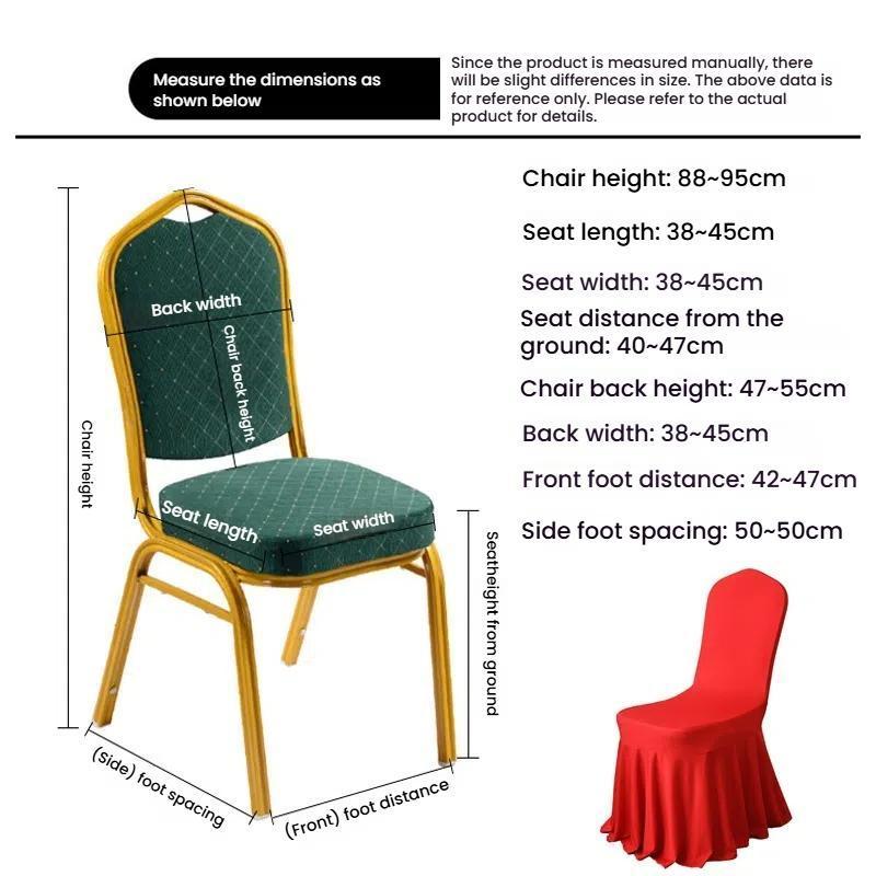 Elegant Stretch Chair Cover For Weddings Banquets Hotel Events Soft Spandex Slipcover 2