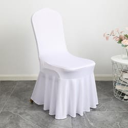 elegant stretch chair cover for weddings, banquets & hotel events, soft spandex slipcover
