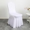 Elegant Stretch Chair Cover For Weddings Banquets Hotel Events Soft Spandex Slipcover 0