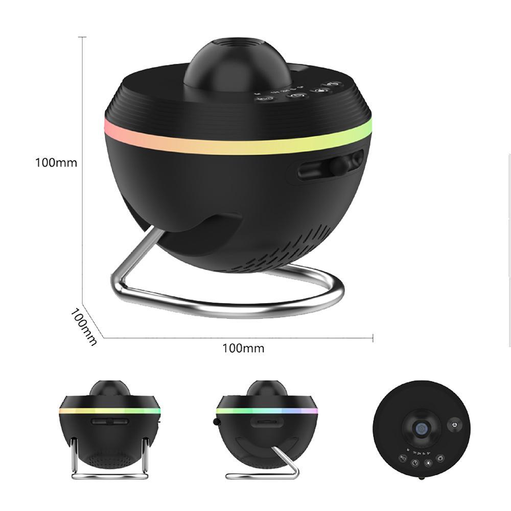 4K Galaxy Projector Starry Sky Night Light With Meteor Shower Effects 13 HD Space Films 1