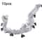 10PCS Heart Shaped Ribbon Garland Party Decor Set For Weddings Birthdays Christmas Celebrations 7