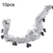 10PCS Heart Shaped Ribbon Garland Party Decor Set For Weddings Birthdays Christmas Celebrations 7