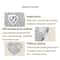 Sterling Silver Heart Charm Bead With Platinum Plating And Sparkling Zircon Accents 3