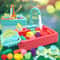 Kids Pretend Play Dishwasher Sink Set With Running Water Kitchen Toys For Toddlers 0