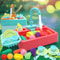 Kids Pretend Play Dishwasher Sink Set With Running Water Kitchen Toys For Toddlers 0