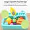 Kids Pretend Play Dishwasher Sink Set With Running Water Kitchen Toys For Toddlers 8