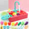 Kids Pretend Play Dishwasher Sink Set With Running Water Kitchen Toys For Toddlers 12