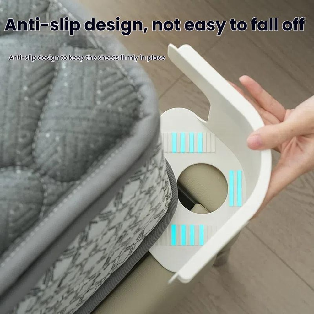 Invisible Bed Sheet Holder Clips Set of 4 Non Slip Mattress Sheet Fasteners