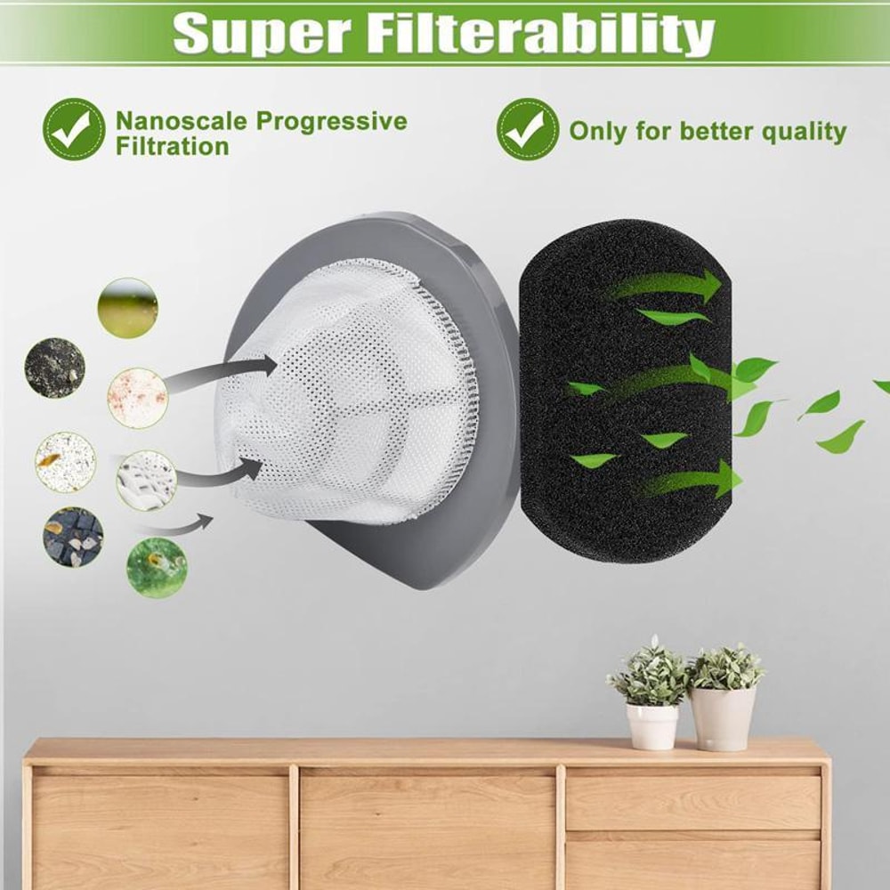 10PCS Bissell 2033 Filter Replacement Washable HEPA Sponge Cartridge Set For Vacuum Cleaners 4