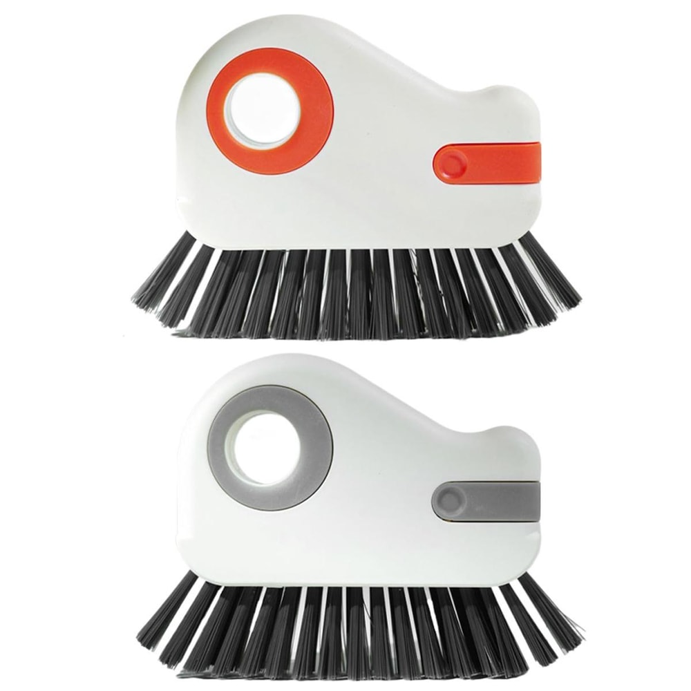 2in1 Window Track Cleaning Brush With Hidden Scraper For Deep Groove Gap Cleaning 1