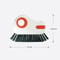 2in1 Window Track Cleaning Brush With Hidden Scraper For Deep Groove Gap Cleaning 2