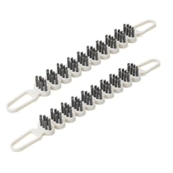 crevice cleaning brush set for faucets, sinks & tight spaces 2pcs