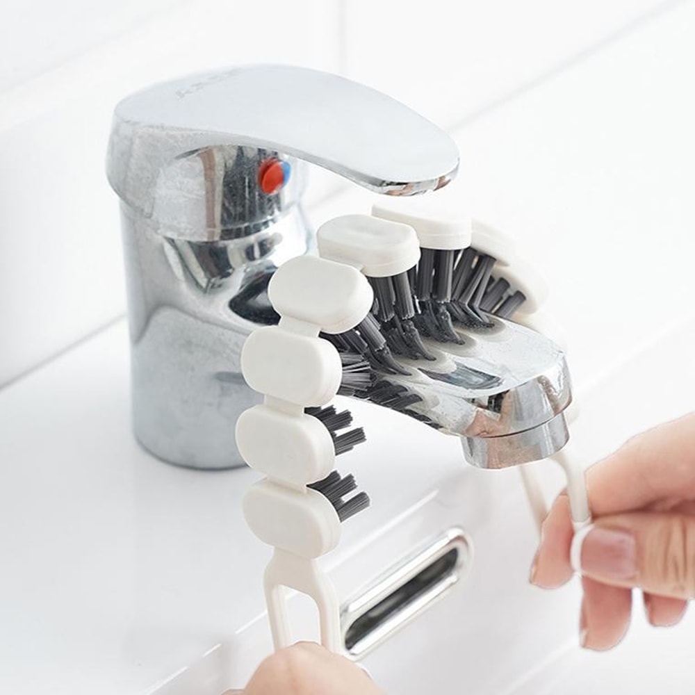 Crevice Cleaning Brush Set for Faucets, Sinks & Tight Spaces 2PCS