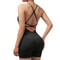 Seamless Yoga Bodysuit with Criss-Cross Back and Built-In Support