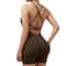 Seamless Yoga Bodysuit with Criss-Cross Back and Built-In Support