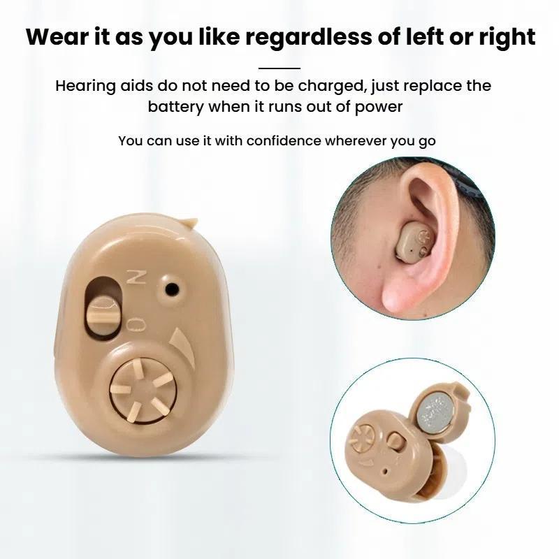 Invisible Hearing Aid Sound Amplifier For Seniors With Noise Reduction And All Day Comfort 6