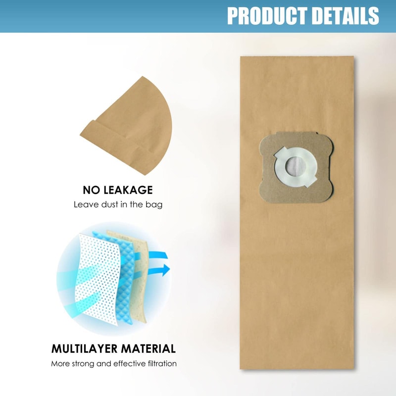 9PCS Kirby G4 G5 Vacuum Cleaner Dust Bags with High-Efficiency Filtration