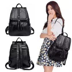 pu leather backpack purse for women – large capacity travel backpack & everyday school bag