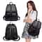 PU Leather Backpack Purse For Women Large Capacity Travel Backpack Everyday School Bag 0
