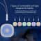 Baby White Noise Sleep Machine With 7Color Night Light Timer 5