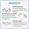 Elegant Sterling Silver Bow Earrings Platinum Plated S925 Hypoallergenic Studs For Women 4