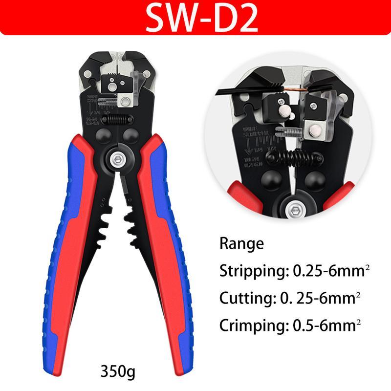 3-in-1 Automatic Wire Stripper Crimping Pliers with Cutter for Electricians and DIY Repairs