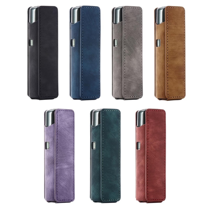 Vintage PU Leather Protective Case For Lil Solid 30 HeatNotBurn Device 4