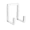 Acrylic Book Display Stand Set of 2 Clear Picture Frame Holder for Books, Photos & Art Displays