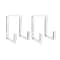 Acrylic Book Display Stand Set of 2 Clear Picture Frame Holder for Books, Photos & Art Displays