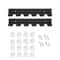 2 Pcs 6 Hook Metal Key Holder Wall Mount Set For Entryway Hallway Home Organization 1