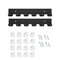 2 Pcs 6 Hook Metal Key Holder Wall Mount Set For Entryway Hallway Home Organization 1
