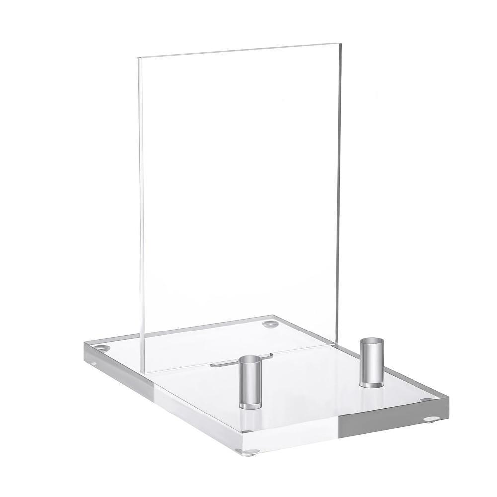 CrystalClear Acrylic Display Stand for Books, Photos & Plates