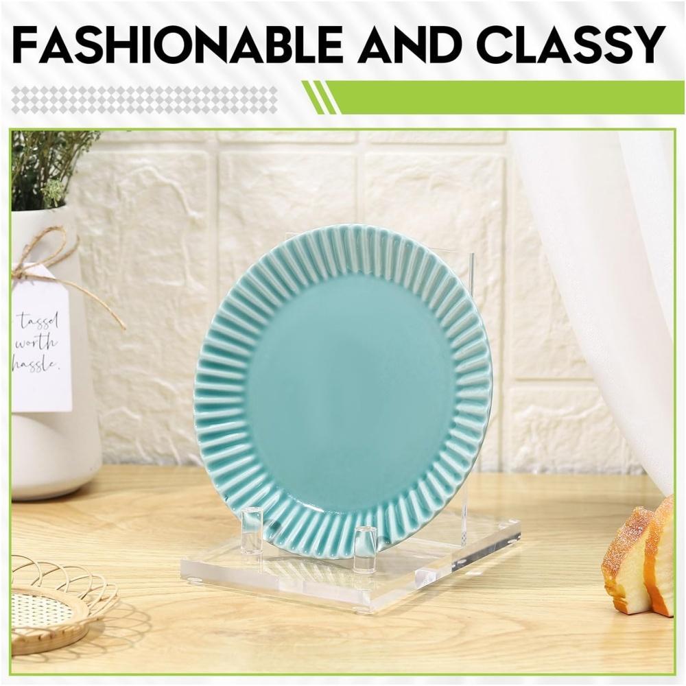 CrystalClear Acrylic Display Stand for Books, Photos & Plates