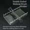 2PCS Clear Acrylic Makeup Brush Holder Organizer For Vanity Display And Cosmetic Storage 3