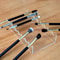 2PCS Clear Acrylic Makeup Brush Holder Organizer For Vanity Display And Cosmetic Storage 4