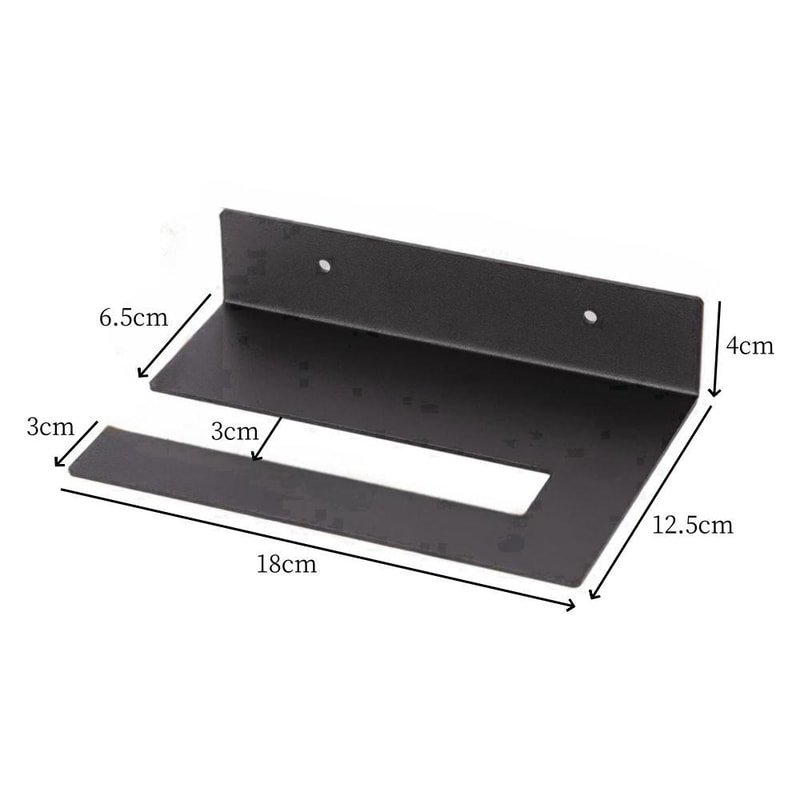 2PCS Skateboard Wall Mount Metal Display Rack For Garage Bedroom Living Room Storage 2