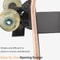 2PCS Skateboard Wall Mount Metal Display Rack For Garage Bedroom Living Room Storage 3
